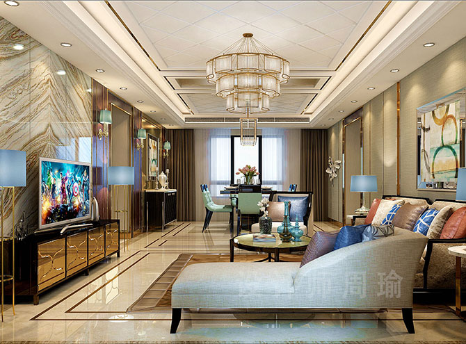 一级黄片野外操美女世纪江尚三室两厅168平装修设计效果欣赏